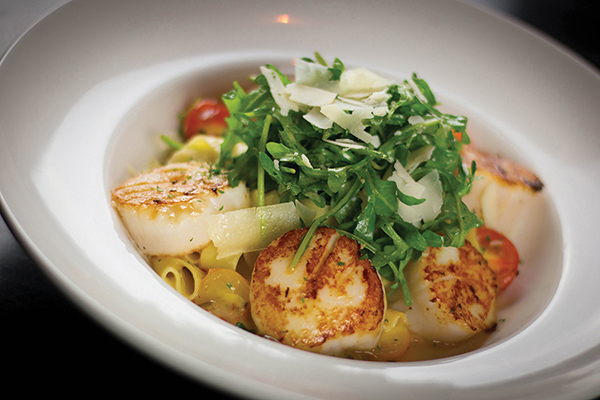 Pappardelle Scallops and Arugula